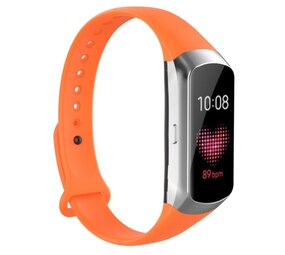 Strap-it® Samsung Galaxy Fit siliconen bandje (oranje)
