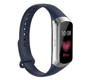 Strap-it® Samsung Galaxy Fit siliconen bandje (donkerblauw)