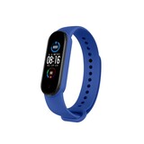 Strap-it® Xiaomi Mi Band 6 siliconen bandje (blauw)