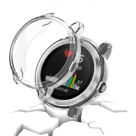 Strap-it® Strap-it Garmin Vivoactive 3 TPU beschermhoes (transparant)