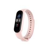 Strap-it® Xiaomi Mi Band 6 siliconen bandje (lichtroze)