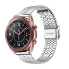 Strap-it® Strap-it Samsung Galaxy Watch 3 41mm roestvrij stalen band (zilver)