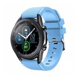 Strap-it® Samsung Galaxy Watch 3 45mm siliconen bandje (zandblauw)