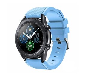 Strap-it® Samsung Galaxy Watch 3 45mm siliconen bandje (zandblauw)