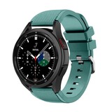 Strap-it® Samsung Galaxy Watch 4 Classic 46mm siliconen bandje (dennengroen) Strap-it® Samsung Galaxy Watch 4 Classic 46mm siliconen bandje (dennengroen)