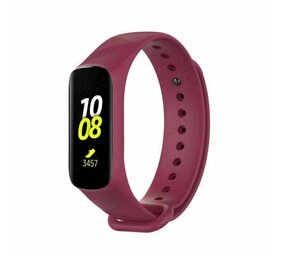 Strap-it® Samsung Galaxy Fit e siliconen bandje (bordeauxrood)