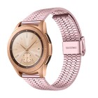 Strap-it® Strap-it Samsung Galaxy Watch 42mm roestvrij stalen band (rosé pink)