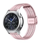 Strap-it® Strap-it Samsung Gear S3 roestvrij stalen band (rosé pink)