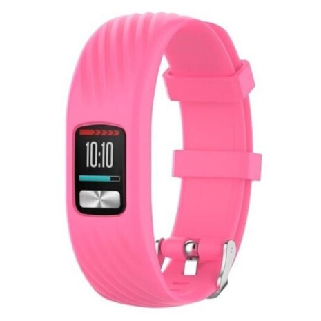 Strap-it® Strap-it Garmin Vivofit 4 siliconen bandje (knalroze)