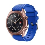 Strap-it® Samsung Galaxy Watch 3 41mm siliconen bandje (blauw)