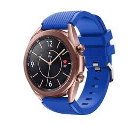 Strap-it® Samsung Galaxy Watch 3 41mm siliconen bandje (blauw)