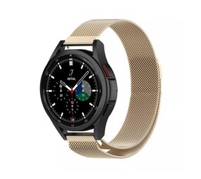 Strap-it® Samsung Galaxy Watch 4 Classic 46mm Milanese band (champagne)