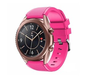 Strap-it® Samsung Galaxy Watch 3 41mm siliconen bandje (knalroze)
