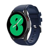 Strap-it® Samsung Galaxy Watch 4 - 40mm siliconen bandje (donkerblauw)