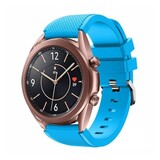 Strap-it® Samsung Galaxy Watch 3 41mm siliconen bandje (lichtblauw)
