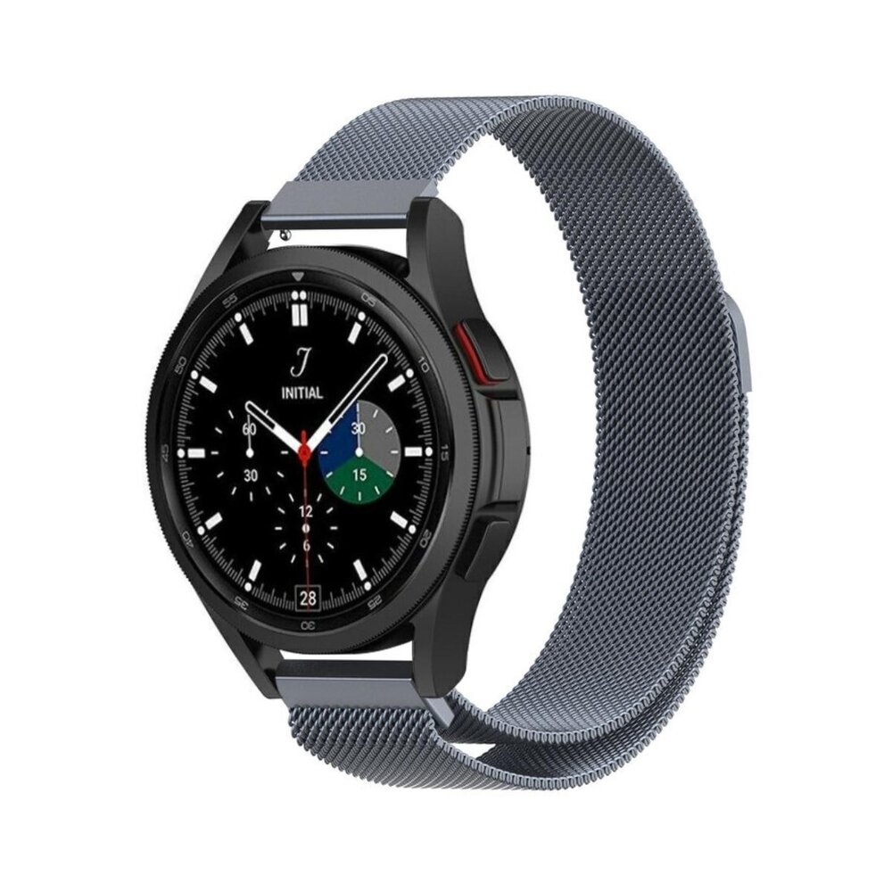 Strap-it® Strap-it Samsung Galaxy Watch 4 Classic 42mm Milanese band (space grey) Strap-it® Strap-it Samsung Galaxy Watch 4 Classic 42mm Milanese band (space grey)