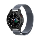 Strap-it® Samsung Galaxy Watch 4 Classic 42mm Milanese band (space grey)