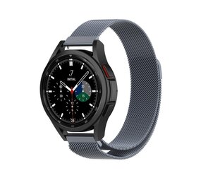 Strap-it® Samsung Galaxy Watch 4 Classic 42mm Milanese band (space grey) Strap-it® Samsung Galaxy Watch 4 Classic 42mm Milanese band (space grey)