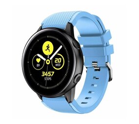 Strap-it® Samsung Galaxy Watch Active silicone band (zandblauw)