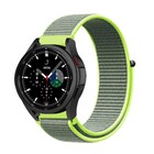 Strap-it® Strap-it Samsung Galaxy Watch 4 Classic 42mm nylon band (fluoriserend)