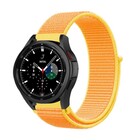 Strap-it® Strap-it Samsung Galaxy Watch 4 Classic 42mm nylon band (lichtgeel)