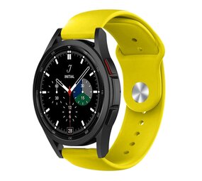 Strap-it® Samsung Galaxy Watch 4 Classic 42mm sport band (geel)