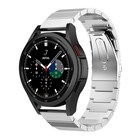 Strap-it® Strap-it Samsung Galaxy Watch 4 Classic 42mm metalen bandje (zilver)