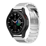 Strap-it® Samsung Galaxy Watch 4 Classic 42mm metalen bandje (zilver)