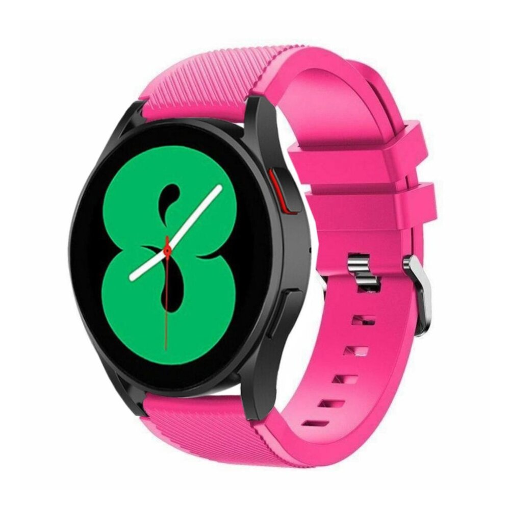 Strap-it® Strap-it Samsung Galaxy Watch 4 - 40mm siliconen bandje (knalroze)