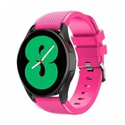 Strap-it® Strap-it Samsung Galaxy Watch 4 - 40mm siliconen bandje (knalroze)