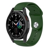 Strap-it® Samsung Galaxy Watch 4 Classic 42mm sport band (legergroen) Strap-it® Samsung Galaxy Watch 4 Classic 42mm sport band (legergroen)