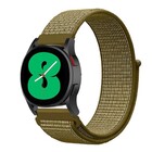 Strap-it® Strap-it Samsung Galaxy Watch 4 - 44mm nylon band (olijf)