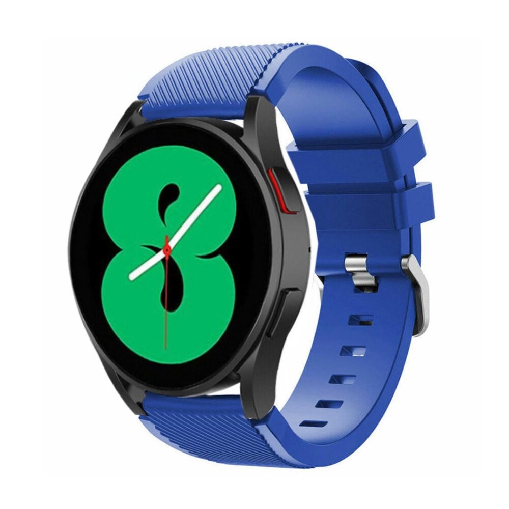 Strap-it® Strap-it Samsung Galaxy Watch 4 - 40mm siliconen bandje (blauw)