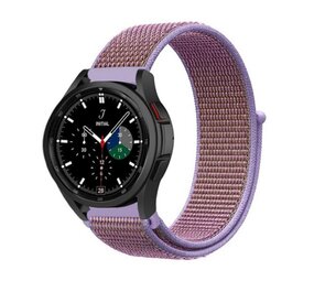Strap-it® Samsung Galaxy Watch 4 Classic 42mm nylon band (lila)