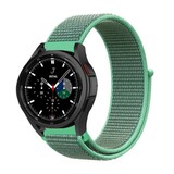Strap-it® Samsung Galaxy Watch 4 Classic 42mm nylon band (mint)