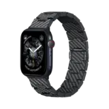 Pitaka Pitaka Apple Watch Retro carbon fiber bandje (zwart)