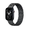 Pitaka Pitaka Apple Watch Retro carbon fiber bandje (zwart)