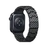 Pitaka Pitaka Apple Watch Retro carbon fiber bandje (zwart)