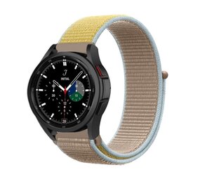 Strap-it® Samsung Galaxy Watch 4 Classic 42mm nylon band (camel)