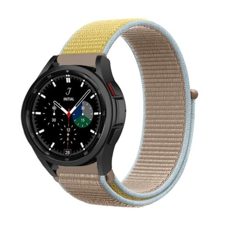 Strap-it® Strap-it Samsung Galaxy Watch 4 Classic 42mm nylon band (camel)