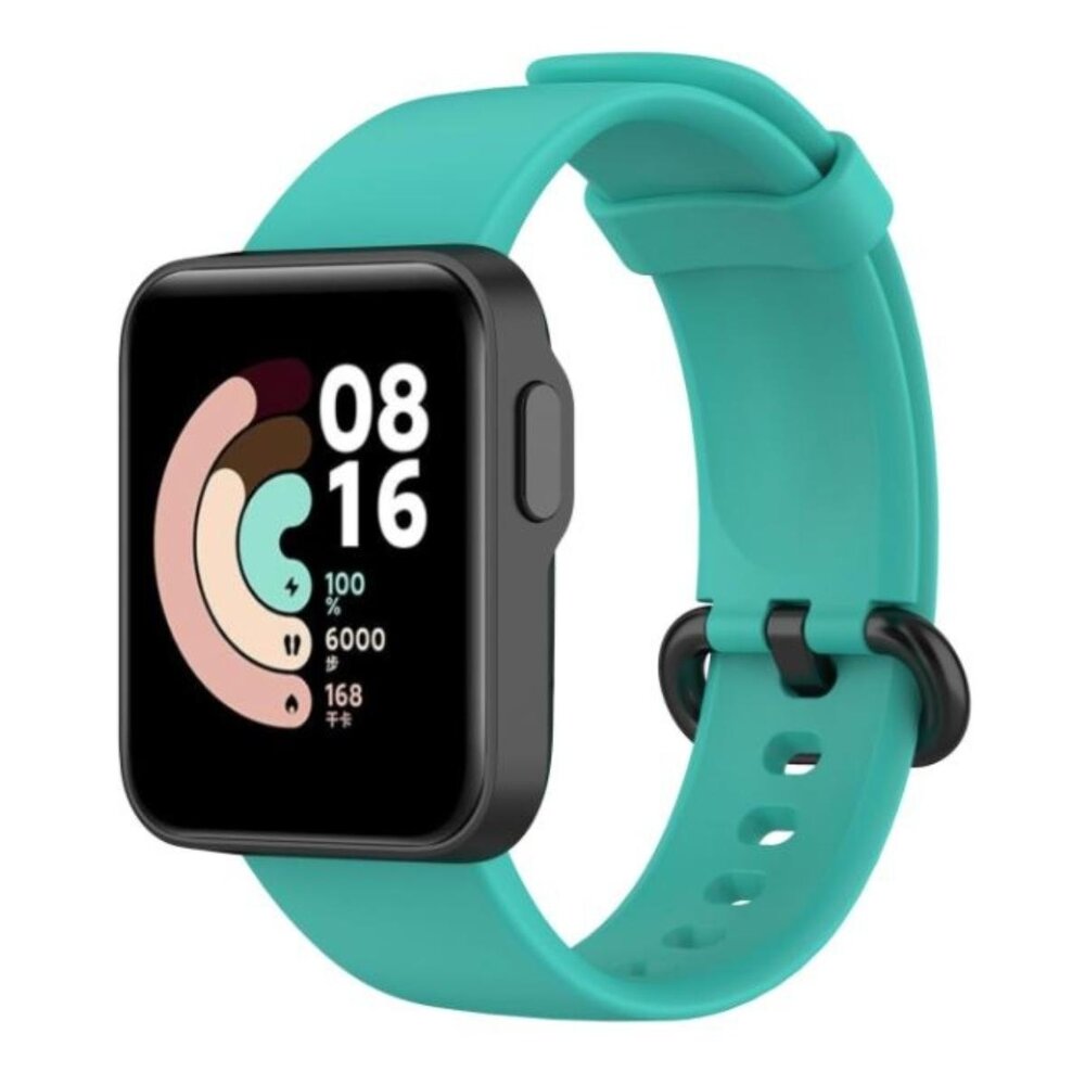 Strap-it® Strap-it Xiaomi Mi Watch Lite siliconen bandje (aqua)