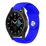 Strap-it® Samsung Galaxy Watch 4 Classic 42mm sport band (blauw) Strap-it® Samsung Galaxy Watch 4 Classic 42mm sport band (blauw)