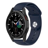 Strap-it® Samsung Galaxy Watch 4 Classic 42mm sport band (donkerblauw) Strap-it® Samsung Galaxy Watch 4 Classic 42mm sport band (donkerblauw)