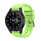 Strap-it® Strap-it Samsung Galaxy Watch 4 Classic 42mm siliconen bandje (lichtgroen)