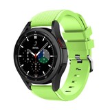 Strap-it® Samsung Galaxy Watch 4 Classic 42mm siliconen bandje (lichtgroen) Strap-it® Samsung Galaxy Watch 4 Classic 42mm siliconen bandje (lichtgroen)