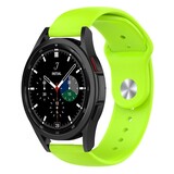 Strap-it® Samsung Galaxy Watch 4 Classic 42mm sport band (lichtgroen) Strap-it® Samsung Galaxy Watch 4 Classic 42mm sport band (lichtgroen)