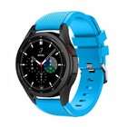 Strap-it® Strap-it Samsung Galaxy Watch 4 Classic 42mm siliconen bandje (lichtblauw)