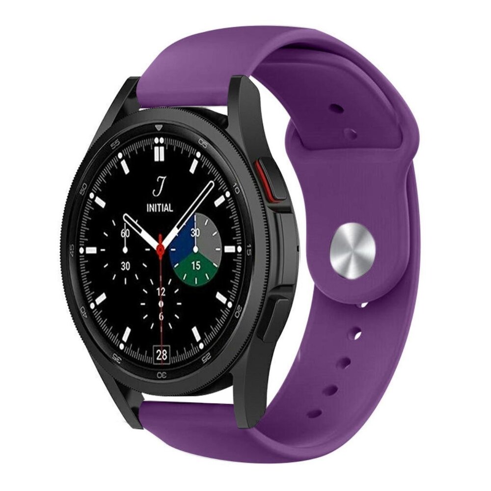 Strap-it® Strap-it Samsung Galaxy Watch 4 Classic 42mm sport band (paars) Strap-it® Strap-it Samsung Galaxy Watch 4 Classic 42mm sport band (paars)