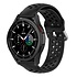 Samsung Galaxy Watch 4 Classic 42mm siliconen bandje met gaatjes (zwart)