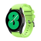 Strap-it® Strap-it Samsung Galaxy Watch 4 - 44mm siliconen bandje (lichtgroen)